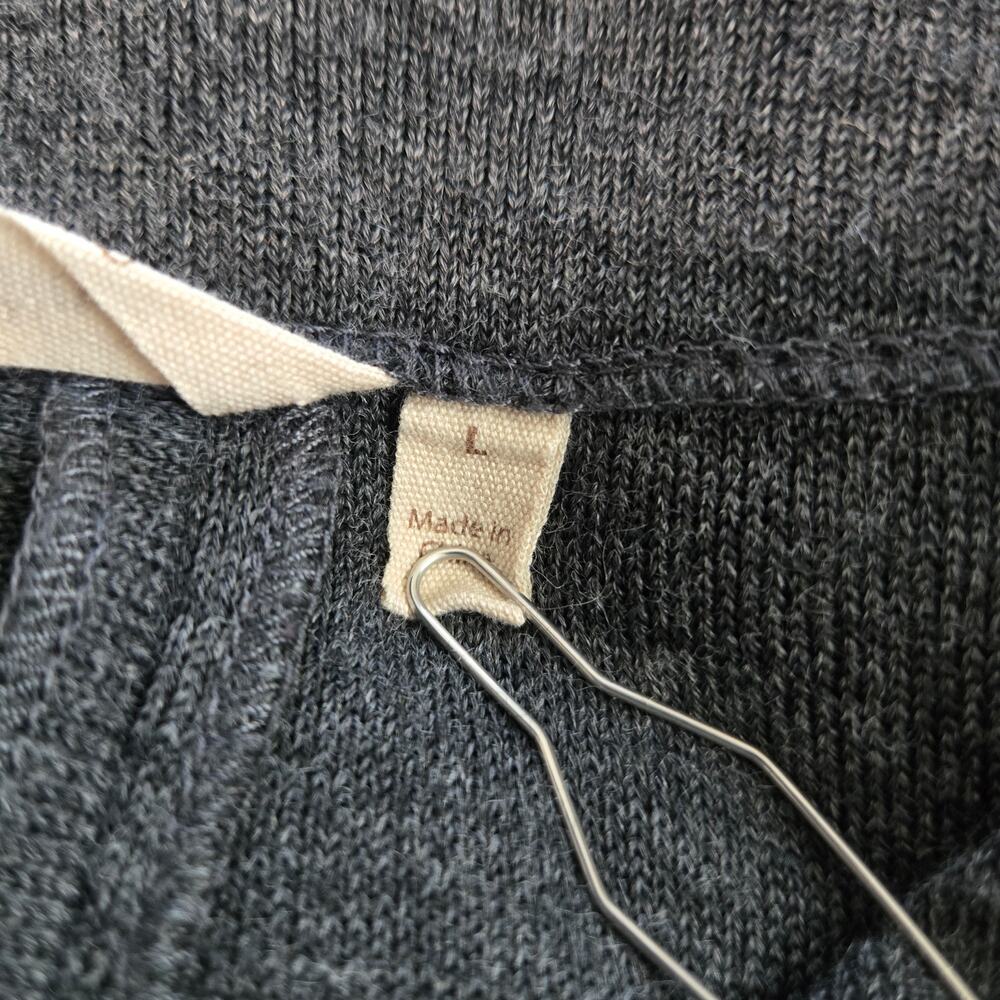 Soft Surroundings Wool‑Blend Pullover Tunic Sweater – Women’s L, Gray - Picture 10 of 15